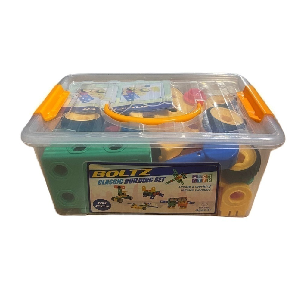 Boltz Classic Building Set STEM 101 Pieces Toy Car Robot Truck